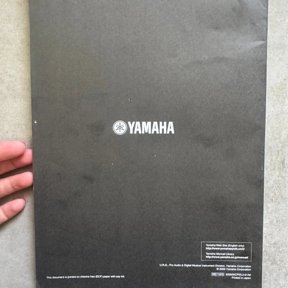 Yamaha S90ES Owner's Manual + Data List Booklet Synthesizer Guides